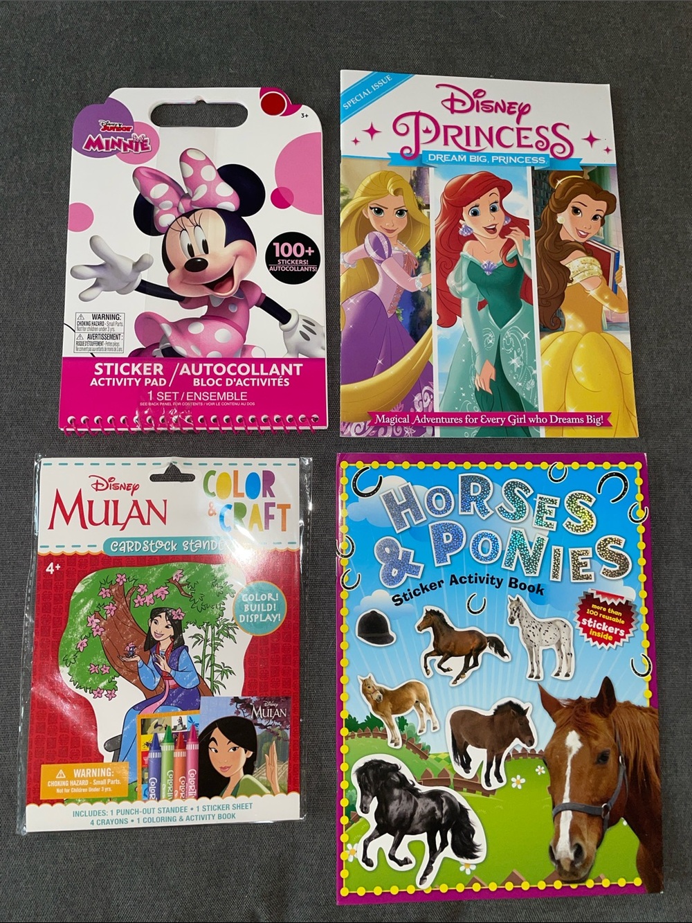 Disney Sticker & Activity Books and others